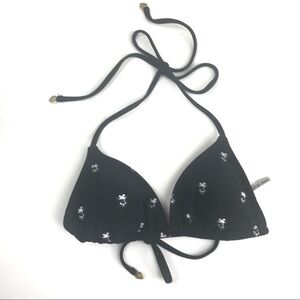 NWOT Wildfox Horse Black White Bikini Swim Top S